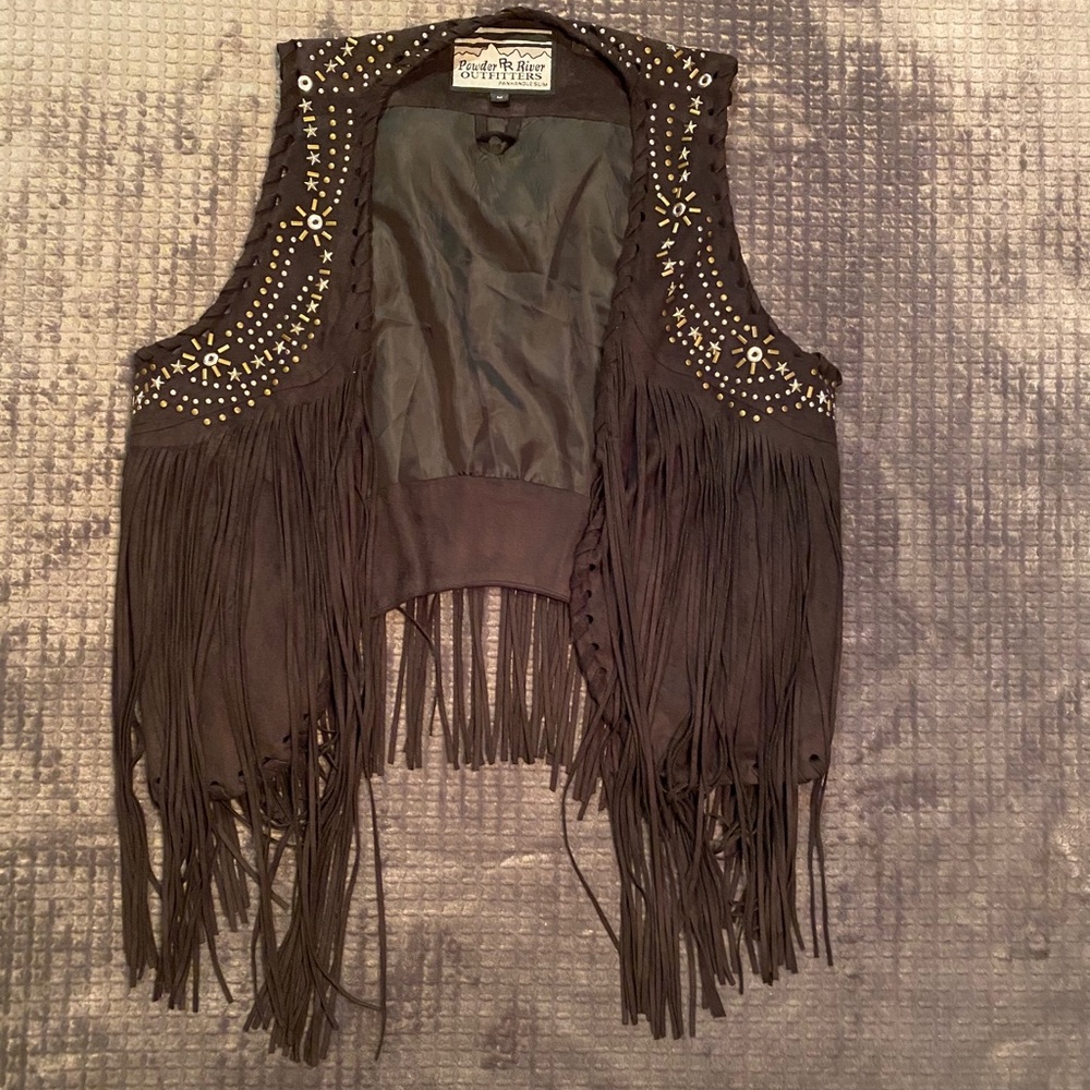 Panhandle Slim Powder River Fringe Vest